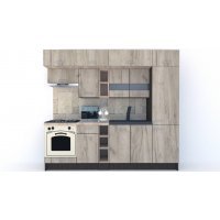 Bucatarie BIGMAR 250 A Wenge / Decor K002