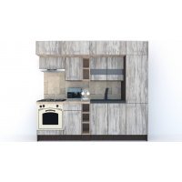 Bucatarie BIGMAR 250 A Wenge / Decor K084