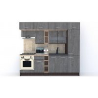 Bucatarie BIGMAR 250 A Wenge / Decor K352