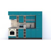 Bucatarie BIGMAR 270 A Wenge / Decor 0245