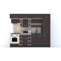 Bucatarie BIGMAR 270 A Wenge / Decor 8548