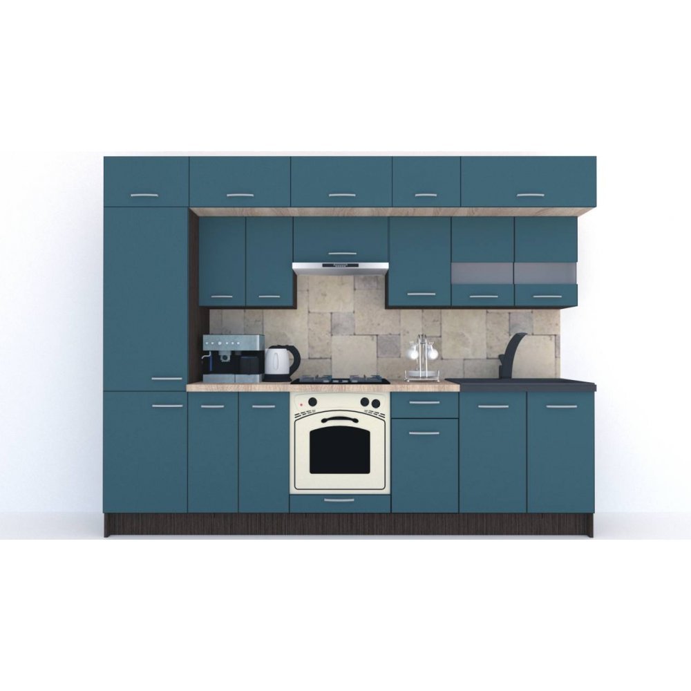 Bucatarie BIGMAR 290 4A2 Wenge / Decor 0244