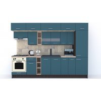 Bucatarie BIGMAR 310 A Wenge / Decor 0244