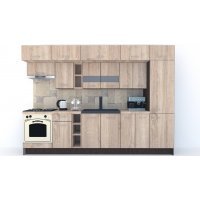 Bucatarie BIGMAR 310 A Wenge / Decor 3025
