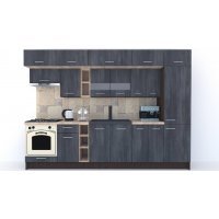 Bucatarie BIGMAR 310 A Wenge / Decor 8509