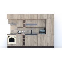 Bucatarie BIGMAR 310 A Wenge / Decor K002