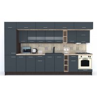 Bucatarie BIGMAR 370 B Wenge / Decor 0164
