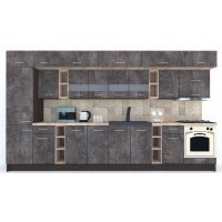 Bucatarie BIGMAR 390 B Wenge / Decor 4299