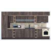 Bucatarie BIGMAR 390 B Wenge / Decor 7648