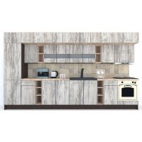 Bucatarie BIGMAR 390 B Wenge / Decor K084