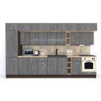 Bucatarie BIGMAR 370 B Wenge / Decor K352