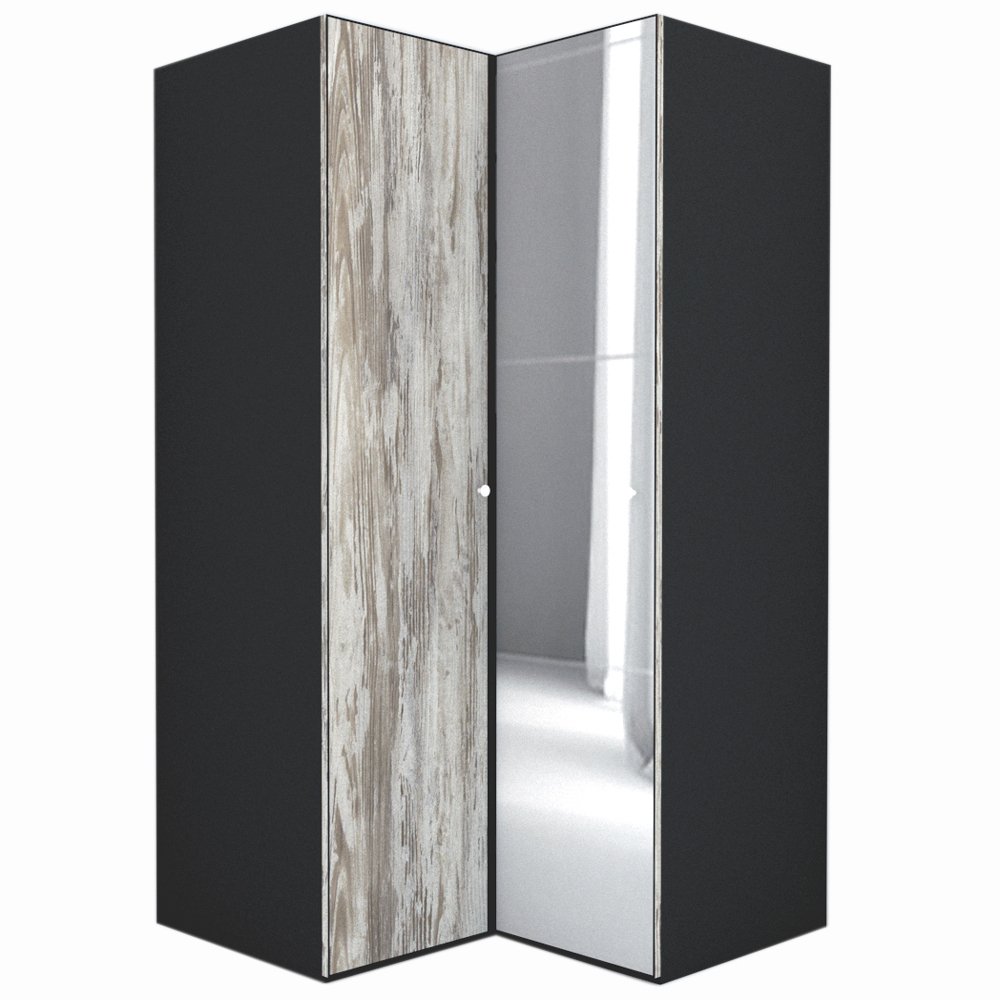 Dulap de Colt LEX Model B 120-117-218 GRI/DECOR K084/OGLINDA