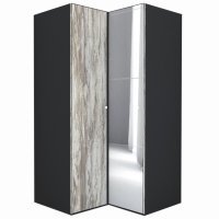 Dulap de Colt LEX Model B 120-117-218 GRI/DECOR K084/OGLINDA