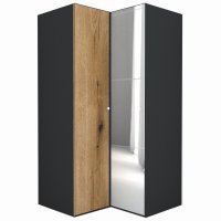 Dulap de Colt LEX Model B 120-117-218 GRI/DECOR K365/OGLINDA