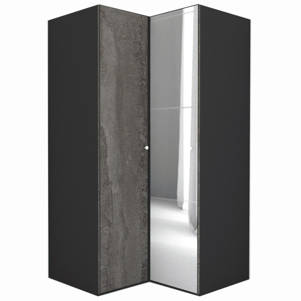 Dulap de Colt LEX Model B 120-117-240 GRI/DECOR K352/OGLINDA