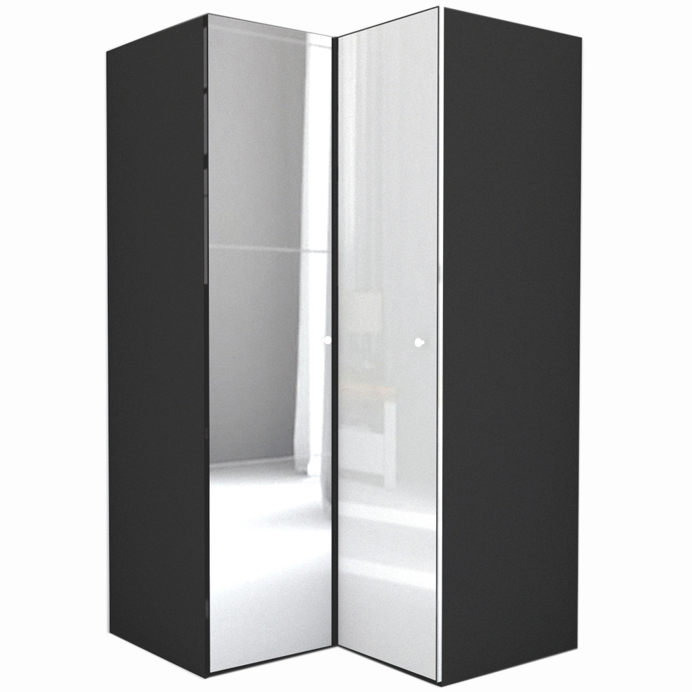Dulap de Colt LEX Model B 120-117-240 GRI/GRI LUCIOS/OGLINDA