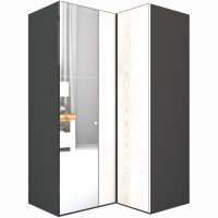 Dulap de Colt LEX Model B 145-117-218 GRI/DECOR K010/OGLINDA