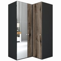 Dulap de Colt LEX Model B 145-117-218 GRI/DECOR K366/OGLINDA