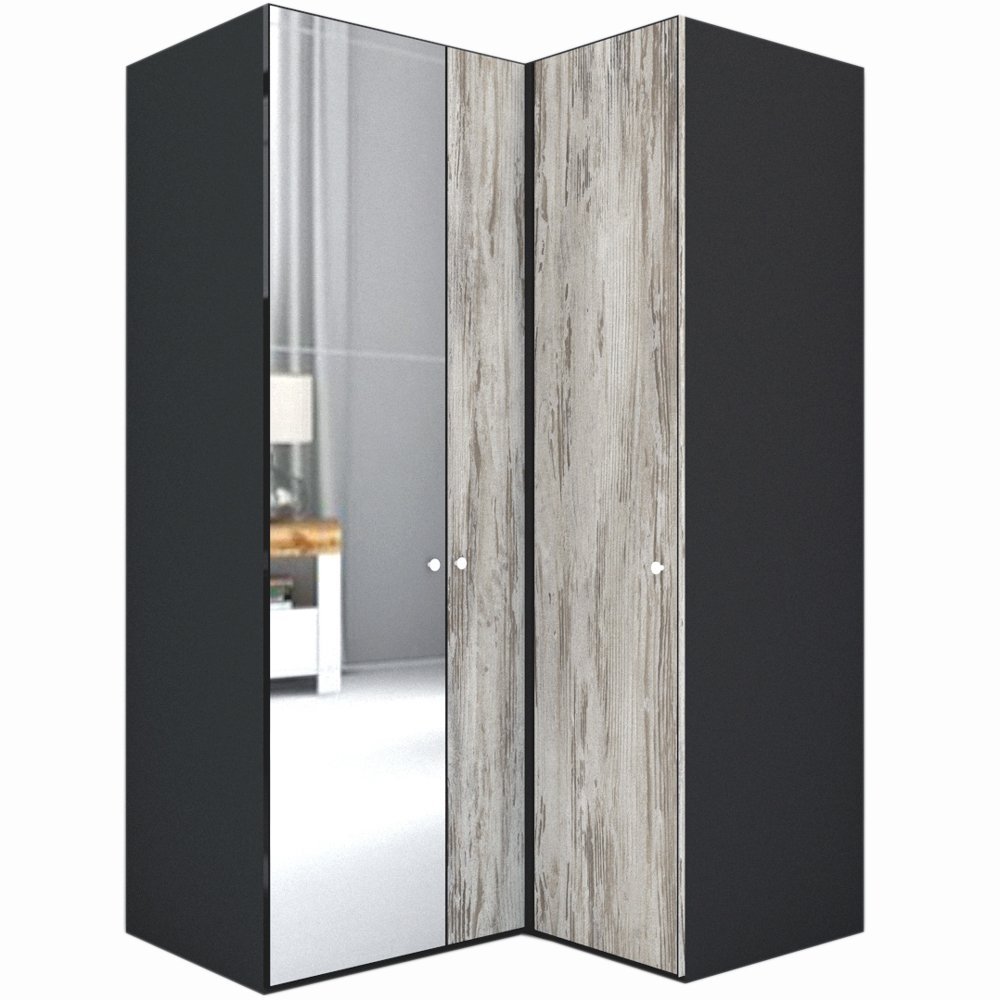 Dulap de Colt LEX Model B 145-117-240 GRI/DECOR K084/OGLINDA