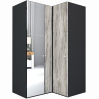 Dulap de Colt LEX Model B 145-117-240 GRI/DECOR K084/OGLINDA