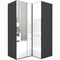 Dulap de Colt LEX Model B 145-117-240 GRI/GRI LUCIOS/OGLINDA
