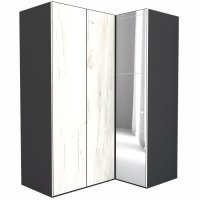Dulap de Colt LEX Model B 170-117-218 GRI/DECOR K001/OGLINDA
