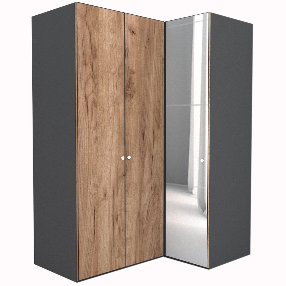 Dulap de Colt LEX Model B 170-117-218 GRI/DECOR K004/OGLINDA