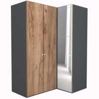 Dulap de Colt LEX Model B 170-117-218 GRI/DECOR K004/OGLINDA