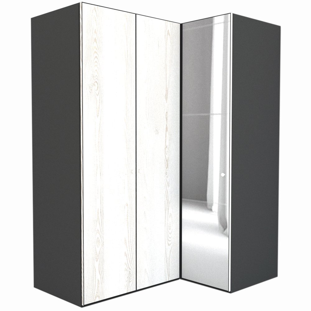 Dulap de Colt LEX Model B 170-117-218 GRI/DECOR K010/OGLINDA