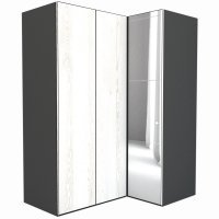 Dulap de Colt LEX Model B 170-117-218 GRI/DECOR K010/OGLINDA