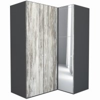 Dulap de Colt LEX Model B 170-117-218 GRI/DECOR K084/OGLINDA