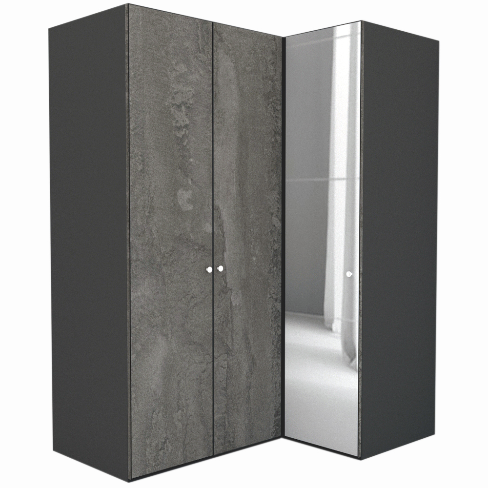 Dulap de Colt LEX Model B 170-117-240 GRI/DECOR K352/OGLINDA