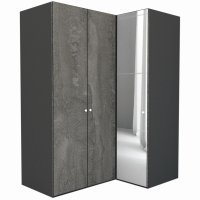 Dulap de Colt LEX Model B 170-117-240 GRI/DECOR K352/OGLINDA