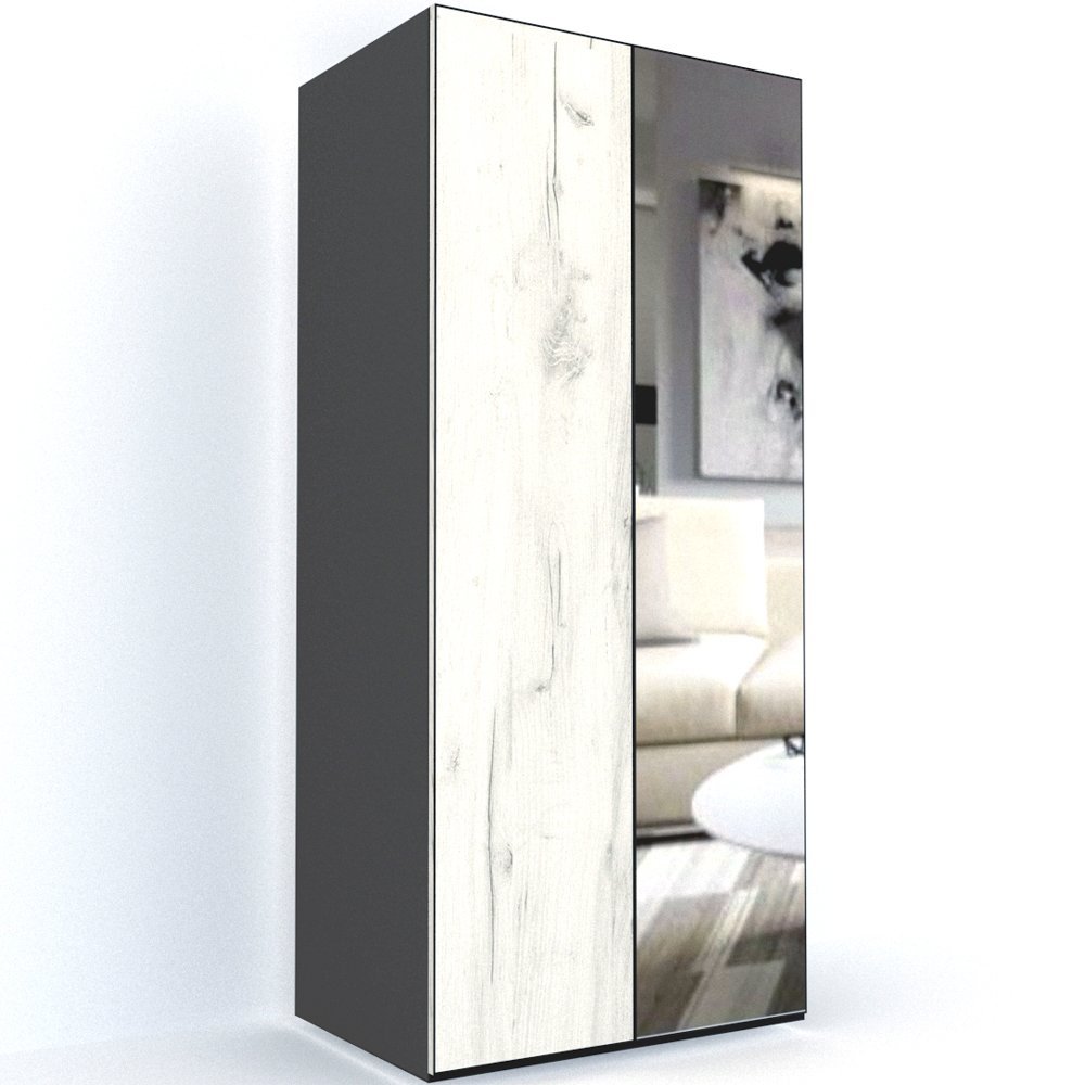 DULAP LEX 100-240-66 A GRI/DECOR K001/OGLINDA