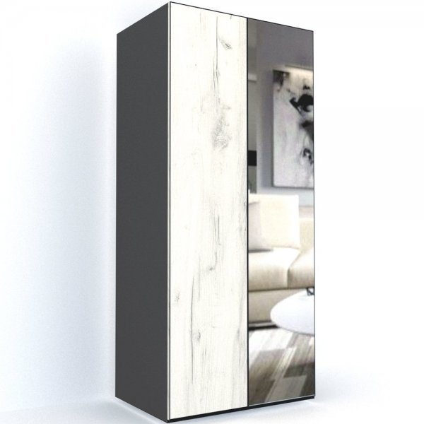 DULAP LEX 100-240-66 A GRI/DECOR K001/OGLINDA