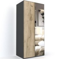DULAP LEX 100-240-66 A GRI/DECOR K002/OGLINDA