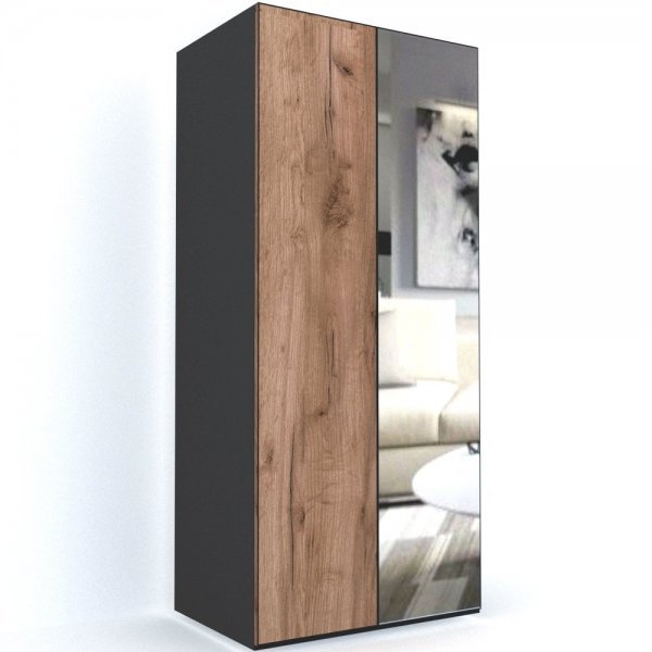 DULAP LEX 100-240-66 A GRI/DECOR K004/OGLINDA