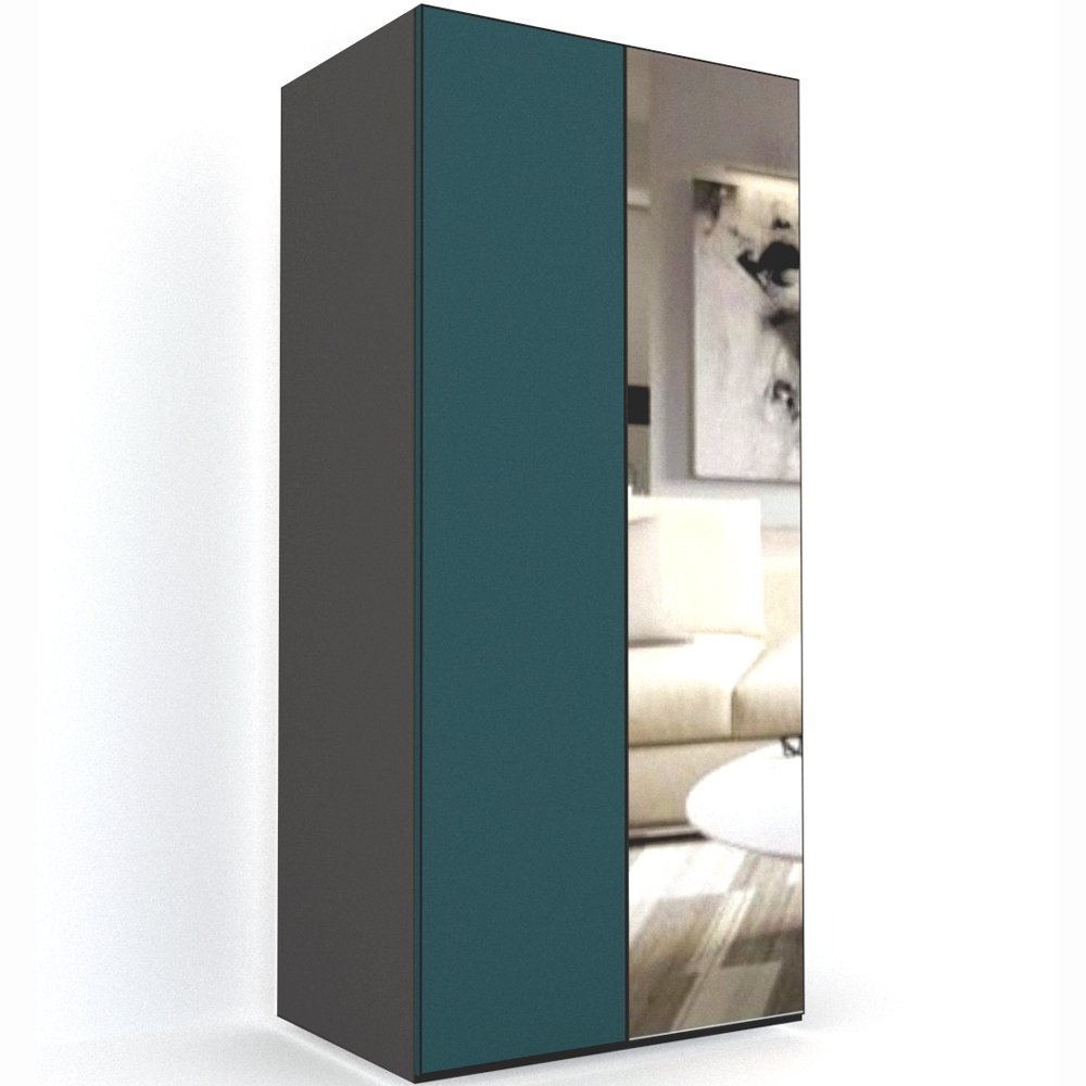 DULAP LEX 100-240-66 B GRI/DECOR 0244/OGLINDA