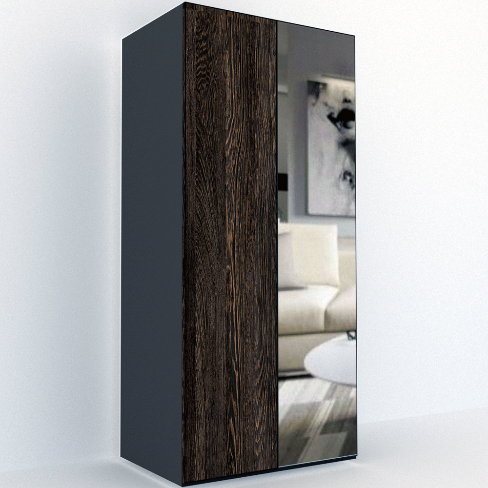 DULAP LEX 100-240-66 B GRI/DECOR 7648/OGLINDA