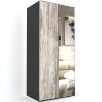 DULAP LEX 100-240-66 B GRI/DECOR K084/OGLINDA