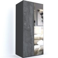 DULAP LEX 100-240-66 B GRI/DECOR K352/OGLINDA