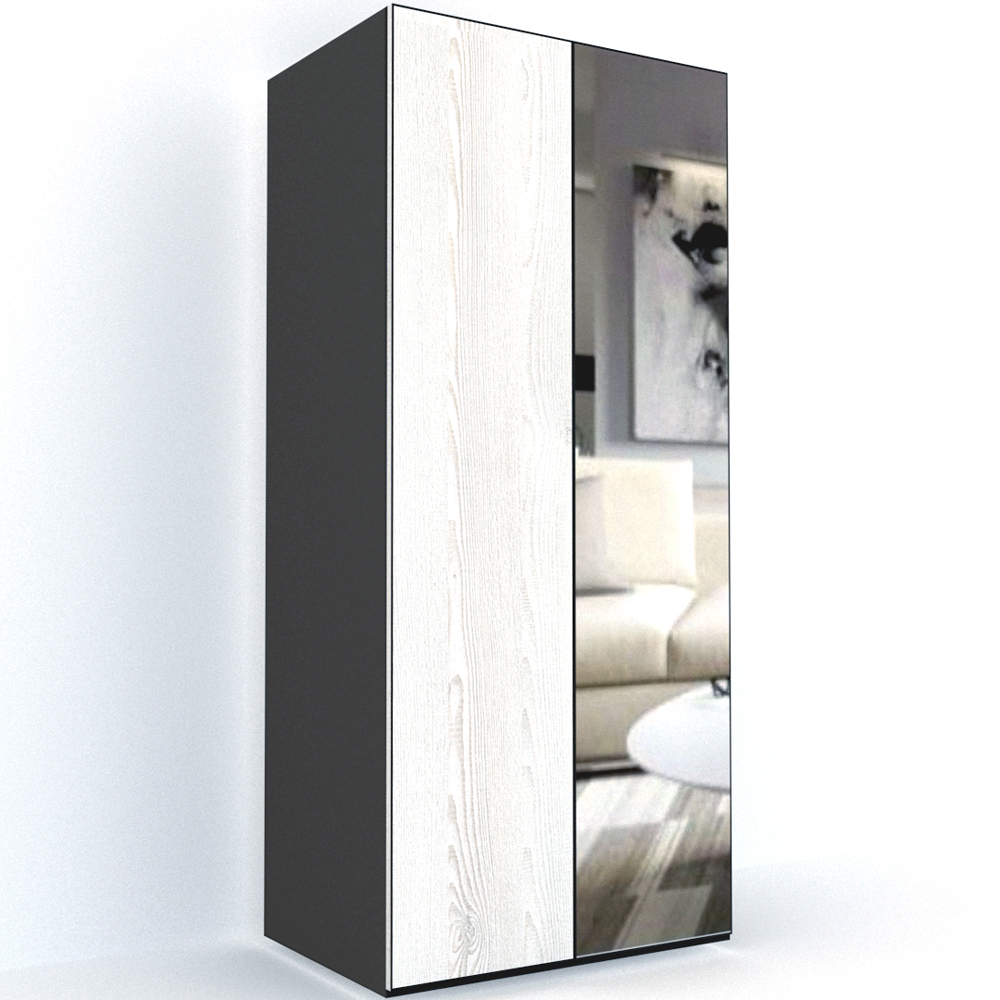 DULAP LEX 100-240-66 C GRI/DECOR K010/OGLINDA