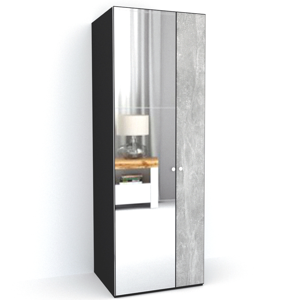 DULAP LEX 75-240-66 B GRI/DECOR 4298/OGLINDA