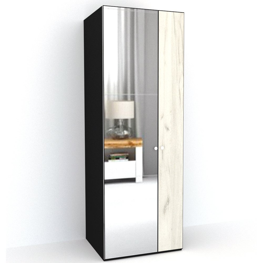 DULAP LEX 75-240-66 B GRI/DECOR K001/OGLINDA