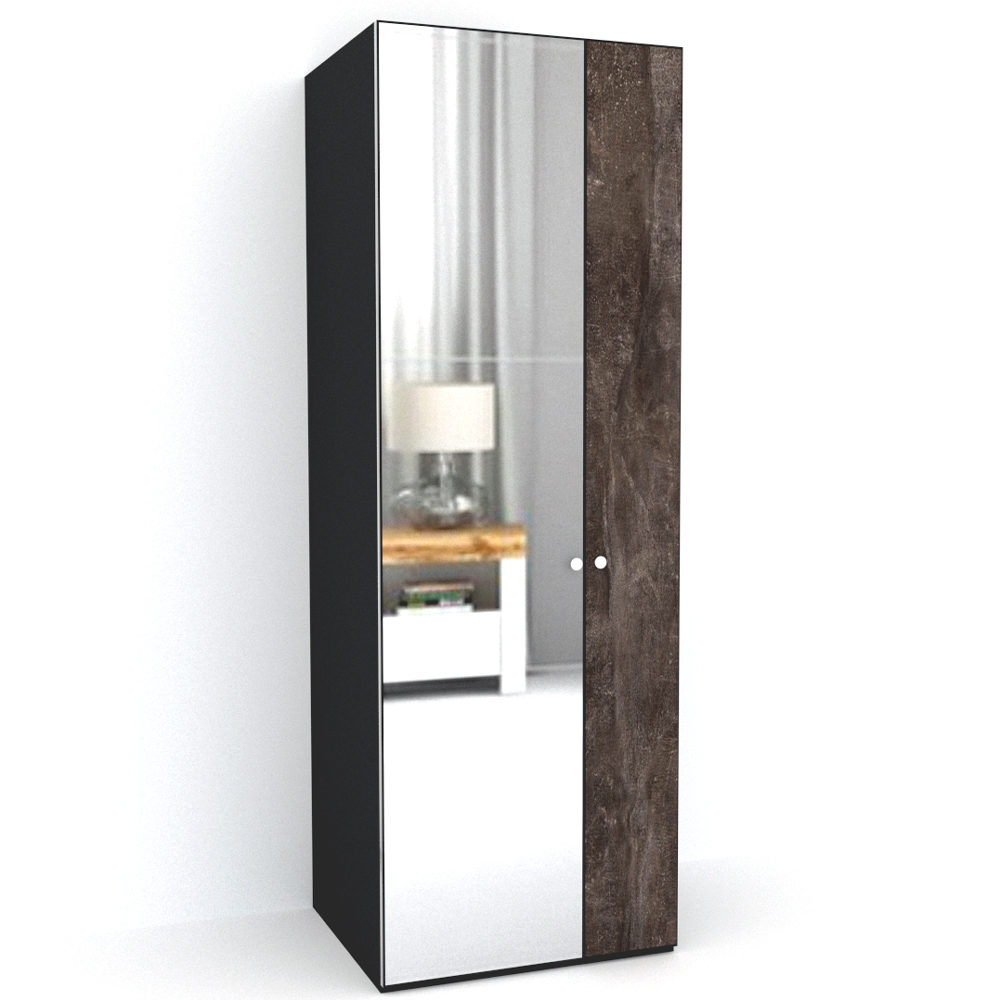 DULAP LEX 75-240-66 C GRI/DECOR 4299/OGLINDA