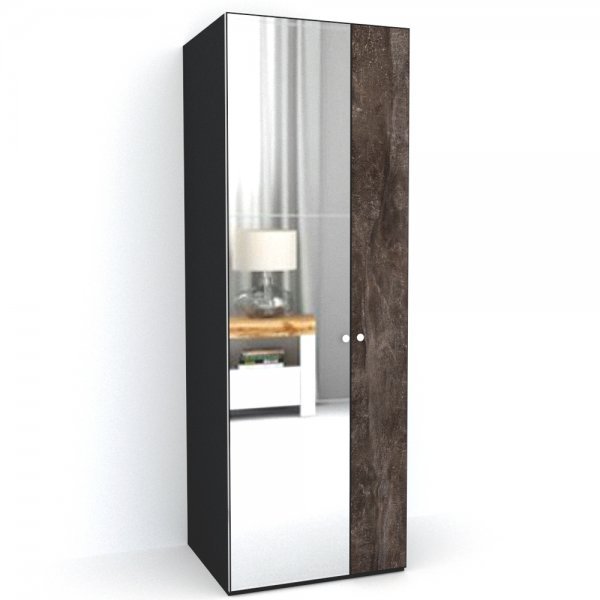 DULAP LEX 75-240-66 C GRI/DECOR 4299/OGLINDA
