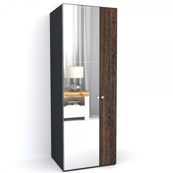 DULAP LEX 75-240-66 C GRI/DECOR 7648/OGLINDA