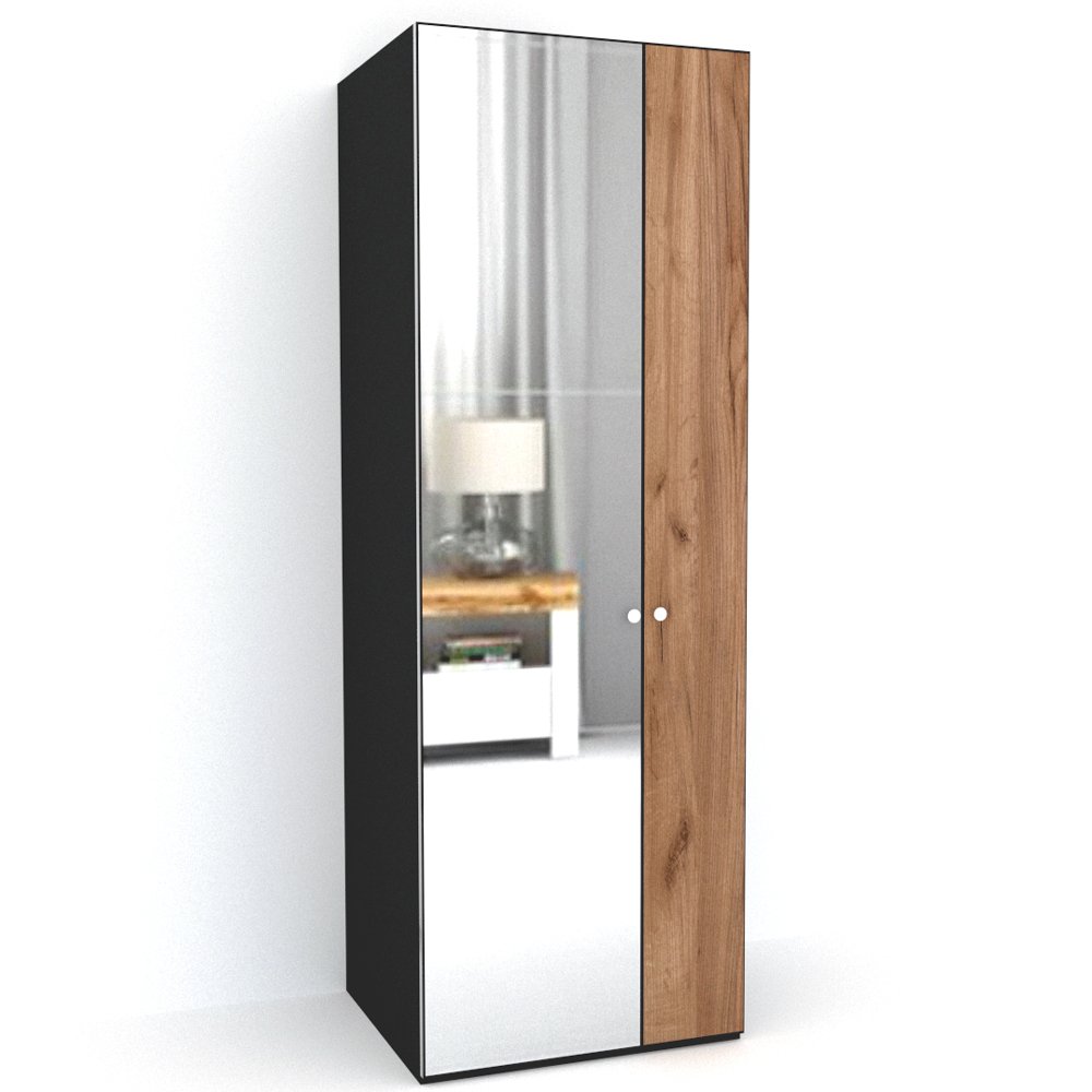 DULAP LEX 75-240-66 C GRI/DECOR K004/OGLINDA