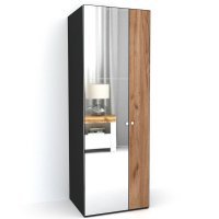 DULAP LEX 75-240-66 C GRI/DECOR K004/OGLINDA