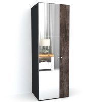 DULAP LEX 75-240-66 D GRI/DECOR 4299/OGLINDA